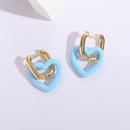New Fashion Paint HeartShaped 14K goldplated copper Earringspicture10