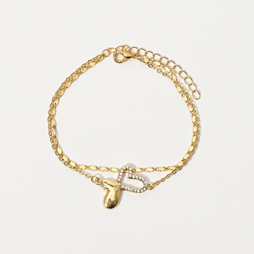 Bijoux Fantaisie Bracelets | Simple Cuivre 14k Orplaqu Creux Papillon Diamant Bracelet - VG86681