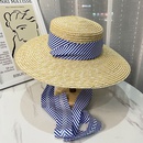 Pastoral Style Summer Big Brim Beach Hat Vacation Sun Hat Laceup WheatStraw Sunshade Hatpicture16
