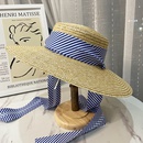 Pastoral Style Summer Big Brim Beach Hat Vacation Sun Hat Laceup WheatStraw Sunshade Hatpicture13