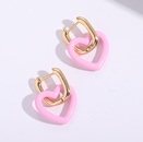 New Fashion Paint HeartShaped 14K goldplated copper Earringspicture7