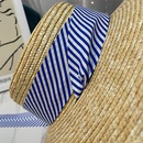 Pastoral Style Summer Big Brim Beach Hat Vacation Sun Hat Laceup WheatStraw Sunshade Hatpicture12