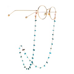Mode kette natürliche deformierte Türkis perlen hand gefertigte Brillen kette Anti-Verlust-Kette Ali Express Amazon