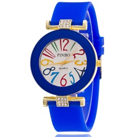 Leisure Ordinary glass mirror alloy watch white NHSY0359picture19