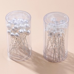 Fashion New Wholesale Retro Simple Pearl Diamond Flower Hair U-Clips Set