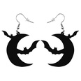Ghost Spider Skeleton Bat Acrylic Halloween Earrings wholesale jewelry Nihaojewelrypicture89