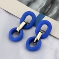 Klein blue earrings Korean version of geometric pendant earringspicture17