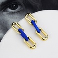 Klein blue earrings Korean version of geometric pendant earringspicture21