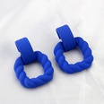 Klein blue earrings Korean version of geometric pendant earringspicture15