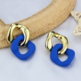 Klein blue earrings Korean version of geometric pendant earringspicture24