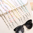 cartoon macaron pearl peach heart childrens glasses mask chain wholesalepicture16