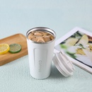 304 Edelstahl Kaffee Tasse Becher Tragbare Nahtlose Liner Vakuum Tassepicture3