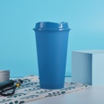 Einfache Wrme ndern Temperatur Empfindliche Verfrbung Kunststoff Tasse Voll Farbe mit Deckelpicture9