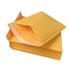 Gelb Kraft Papier Blase Kleidung Verpackung Tasche Verdickt Umschlag Tasche