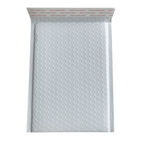 White Composite Pearlescent Film Thickened Bubble Bag Cloth Bag's discount tags