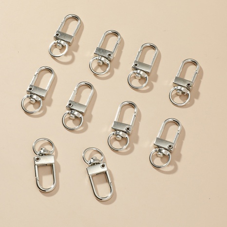 Alloy High Quality Keychain Hollow out Bag Buckle Accessories Door Latch's discount tags