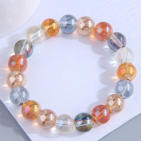 Fashion Concise 9mm Micro Glass Bead Female Bracelet's discount tags