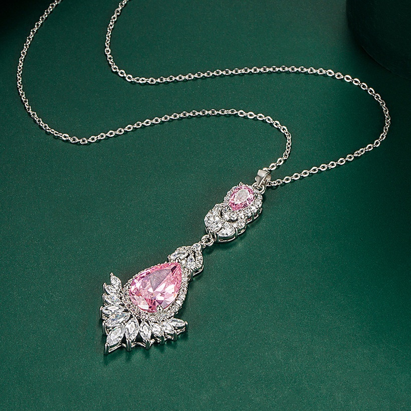 Bijoux Fantaisie Parures Bijoux | Mode Simple Rtro Plein Diamant Couronne Rose Cuivre Anneau Ouvert - WN84141