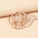 Fashion Ornament Rhinestone Pearl Rose Flower Alloy Broochpicture7