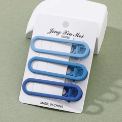 Neue Entenschnabel Clip Candy Farbe Farbverlauf Blau Haar Clip 3-Teilig