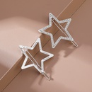 Korean Style New Fashion Silver Rhinestone Star Hairpin Set Frog Buckle Hairpin Side Clip Internet Celebrity Hair Accessories Hairpinpicture6