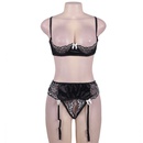 Sexy Lingerie solide farbe spitze Groe Gre Sexy Strumpfband Bh Setpicture8