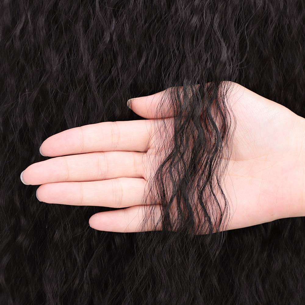 Mode Femmes Perruque de Longs Cheveux Boucls Invisible Cheveux Bourgeons Queue de Cheval Extensionspicture3