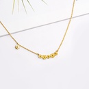 Mode Daisy forme Couture Chane alliage Collier Courtpicture6