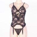 Sexy Dessous Neue plus Gre Sexy Sheer Mesh Spitze Strumpfband Grtel Nachthemdpicture8