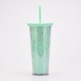 Neue 24 Unzen DoppelSchicht Kunststoff Tasse Pailletten Kreative Wasser Tassepicture23