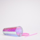 Neue Kreative Doppel Kunststoff Stroh Tasse Farbverlauf Groe Kapazitt Tassepicture9