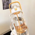 2050ml Groe Kapazitt Sommer Doppel Trinken Tasse mit Stroh Tragbare Kunststoff Wasser Flaschepicture7