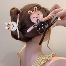 Cute Rabbit Hairpin Back Head Girl Sweet Grip Shark Clip Acetate Hairpin Clip Headdress Largepicture13