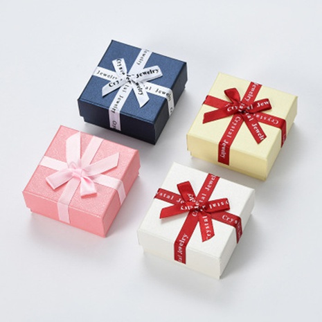7 * 7cm Jewelry Box Jewelry Box Ring Box Stud Earrings Box Pendant Box Necklace Box Gift Box Packaging Box's discount tags