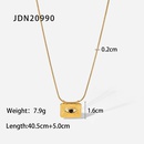Mode Neue Platz Auge Schlange Knochen Anhnger Titan Stahl 18K Gold Edelstahl Halskettepicture9