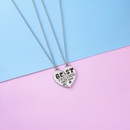 Fashion Creative Heart Pendant Letter Best Friends Forever Alloy Necklacepicture7