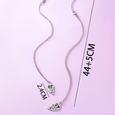 Fashion Creative Heart Pendant Letter Best Friends Forever Alloy Necklacepicture8