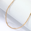 2022 mode Einfache Geometrische runde Perlen Gold Halskettepicture9