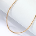 2022 mode Einfache Geometrische runde Perlen Gold Halskettepicture10