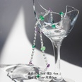 Koreanische frische Mori transparente Kristall perlen Schlsselbein kette Nischen Design Sinn Stein Halskette das gleiche Armband 614picture12