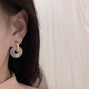 Peace Buckle Ear Drop Colored Glaze Jade Hand Paint Enamel Earringspicture9