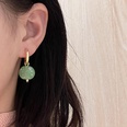 Peace Buckle Ear Drop Colored Glaze Jade Hand Paint Enamel Earringspicture14