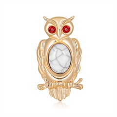 Fashion Owl Brooch Retro  Animal Corsage Accessories Brooch