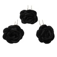 Amazon Hot Japanese and Korean Hair Accessories Mori Style Artificial Flower Bridal Headdress Exquisite Beautiful Rose UShaped Hair Pinpicture15