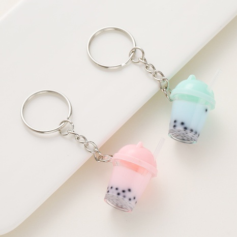 Acrylic Bubble Milk Tea Cup Keychain Wine Glass Beer Key Chain Wholesale's discount tags