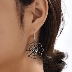Fashion Dark Spider Halloween Accessories Alloy Stud Earrings