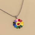 Fashion Colorful Pendant Alloy Epoxy SUNFLOWER Smiley Necklacepicture10