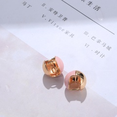 Gold-Plated Ball ear studs Fashion Golden Ball Ear Studs Earrings