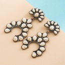Fashion White Geometric Turquoise Metal Alloy Women Earringspicture12
