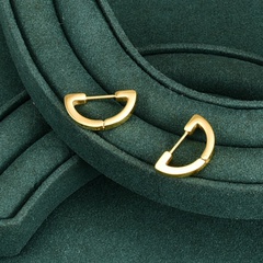 Fashion Simple Geometric Titanium Steel 18K Gold Ear Clip